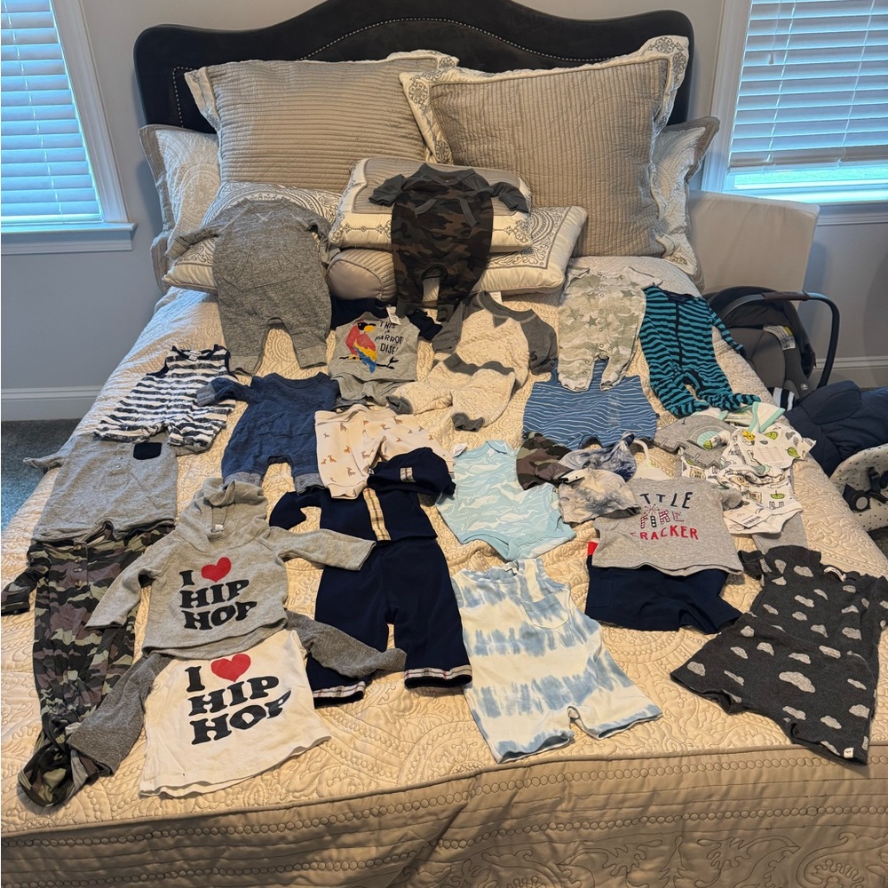 Splendid Kids Clothing Set - Blue, Gray, White